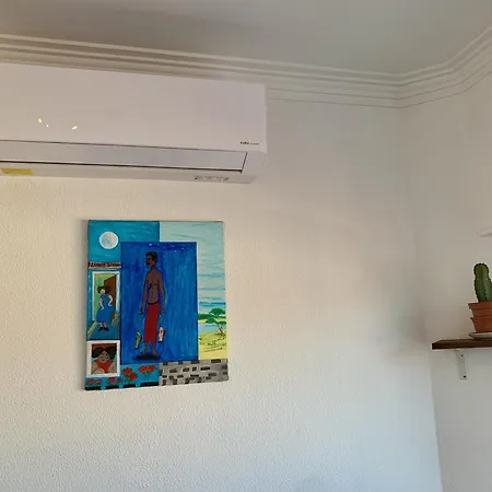 Mirazul - Estudio - 2 Pessoas - 4 Min A Pe Da - Wi-fi E Ac Lägenhet Costa de Caparica